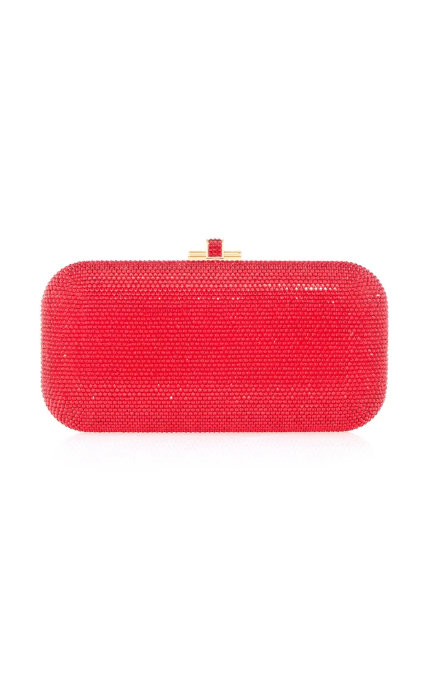 Long Slide Crystal Clutch