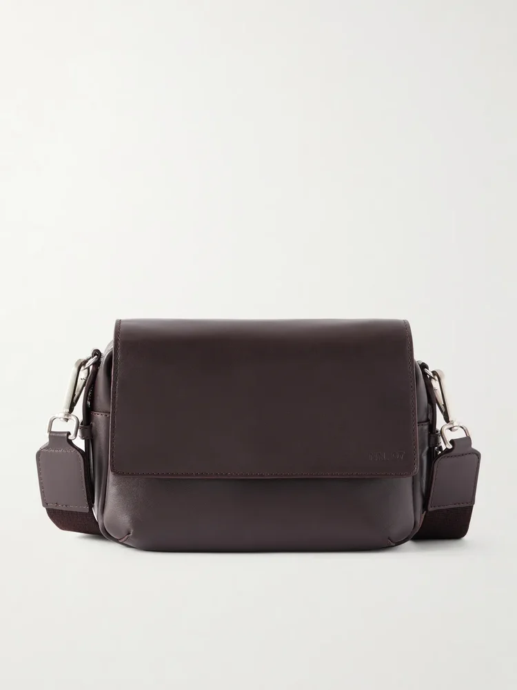 Port Small Leather Messenger Bag