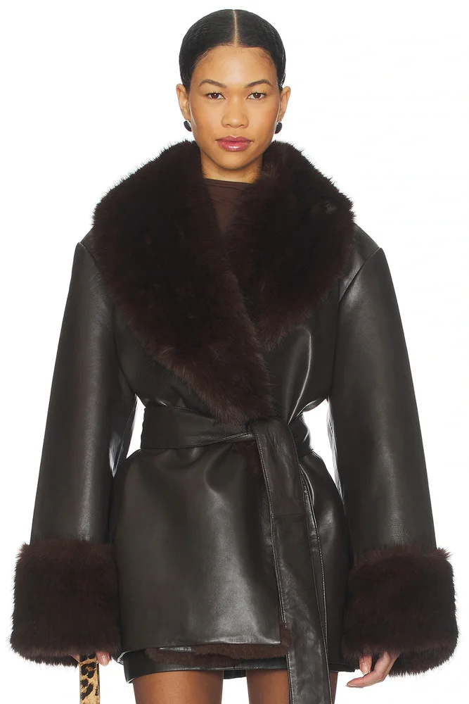 Daly Leather Coat