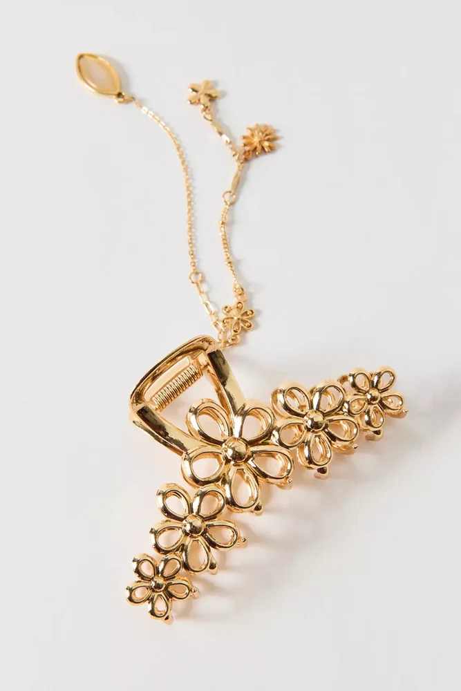 Multi-Star Charm Dangle Claw Clip