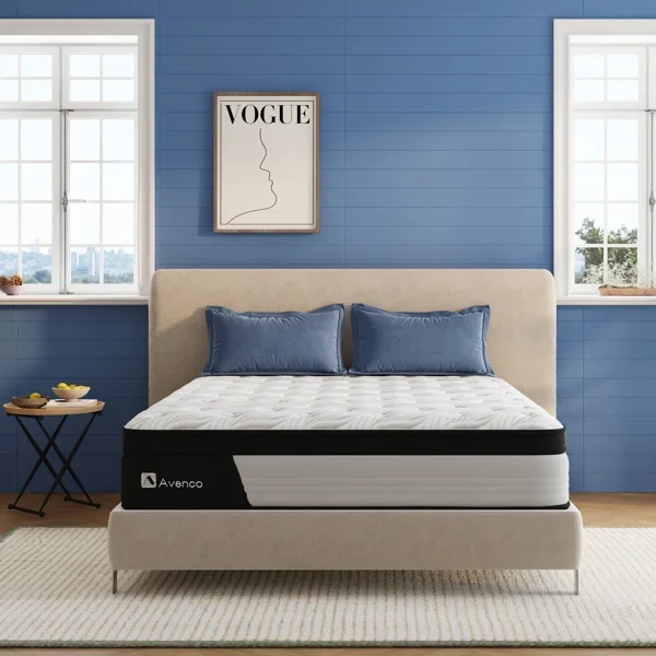 Avenco 12" Medium Cooling Memory Foam Hybrid Mattress
