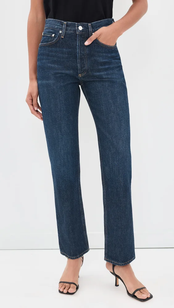 Lana High Rise Vintage Straight Jeans