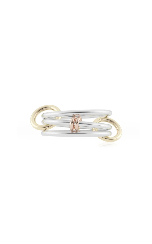 Acacia 18K Yellow Gold, Sterling Silver Ring