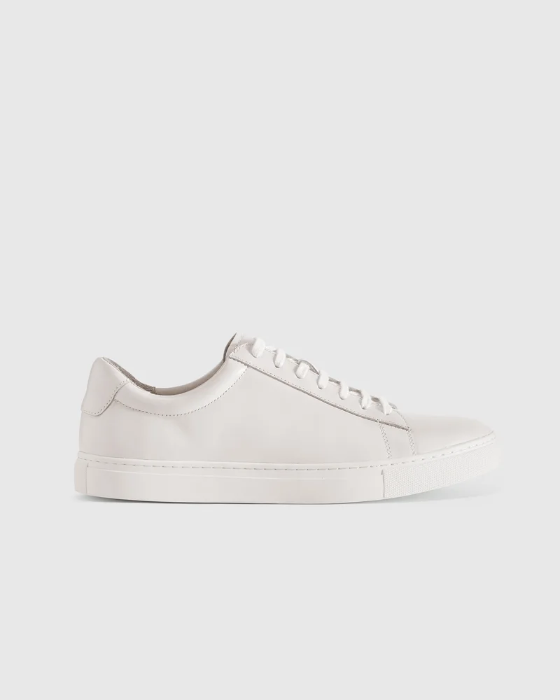 Italian Leather Everyday Sneaker in White