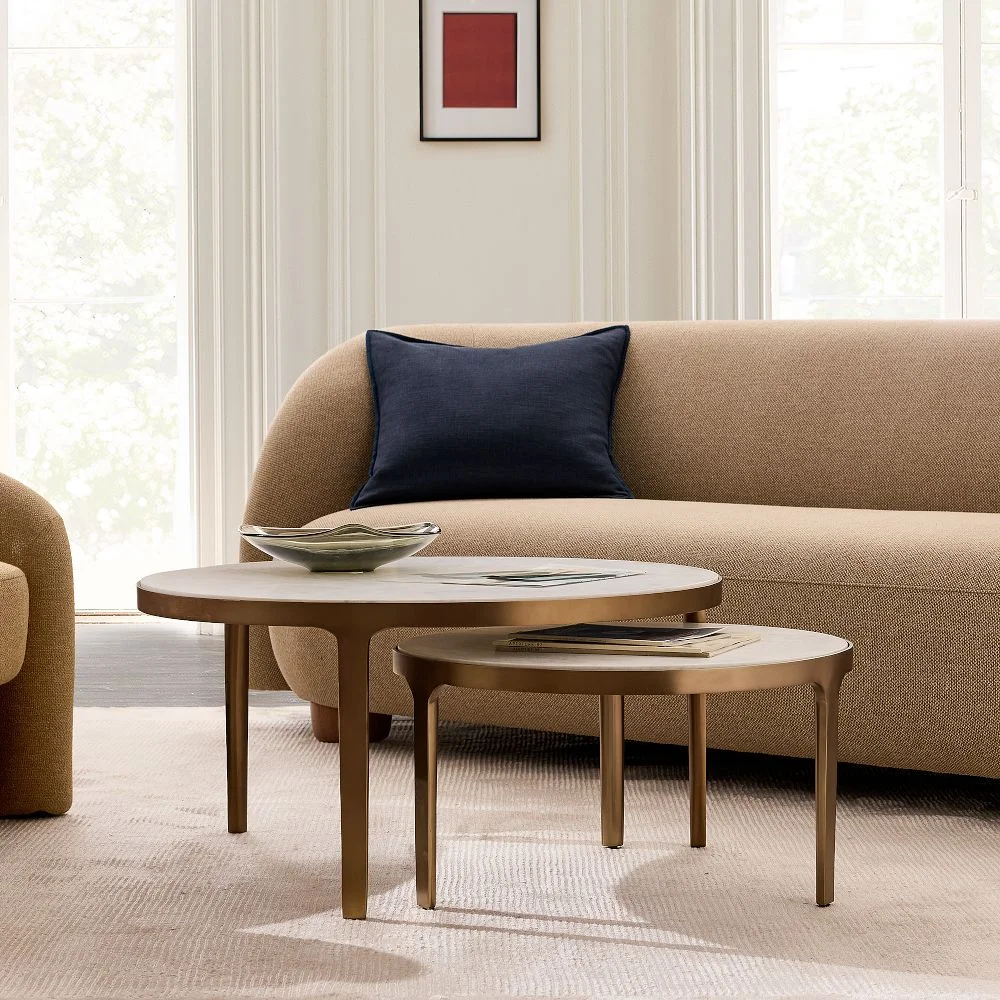 Elwell Marble Nesting Coffee Tables (24"-32")