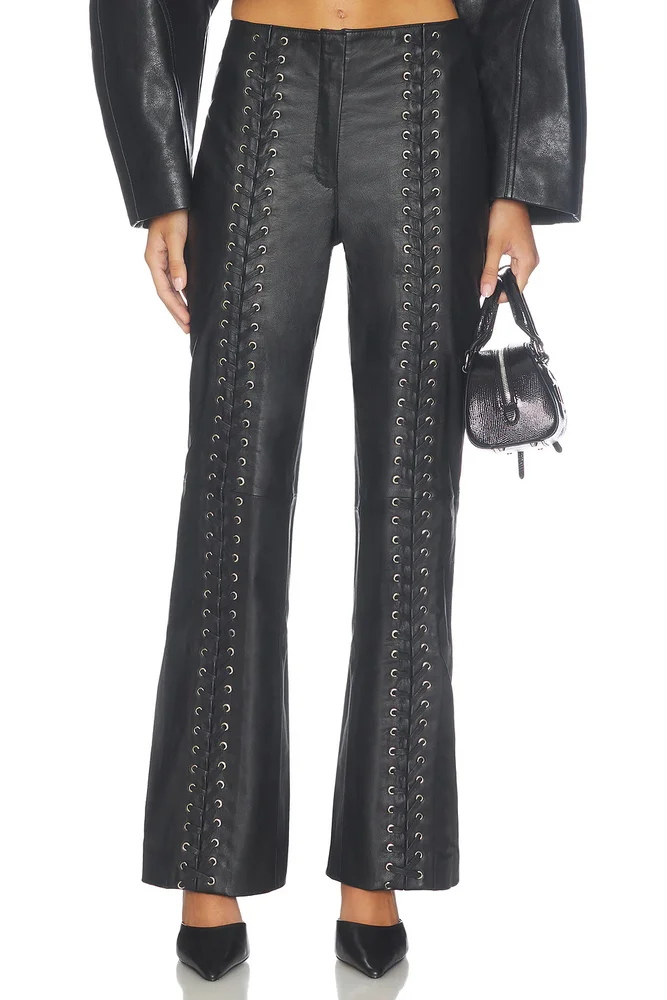 Lace Up Pants
