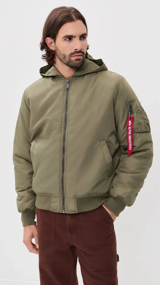 Oxford Nylon Bomber Jacket (OG-107 Green)