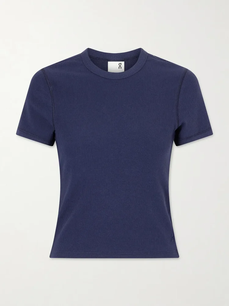 All-Day Rib Lyocell and cotton-blend T-shirt