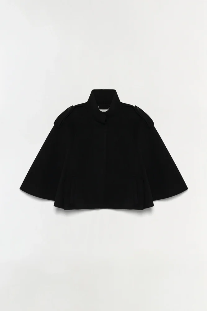 Yara Wool Cape Jacket
