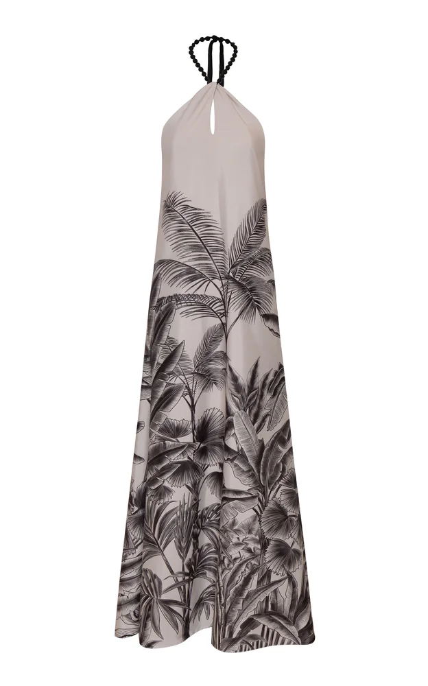 Kalahari Embellished Cotton-Poplin Maxi Dress