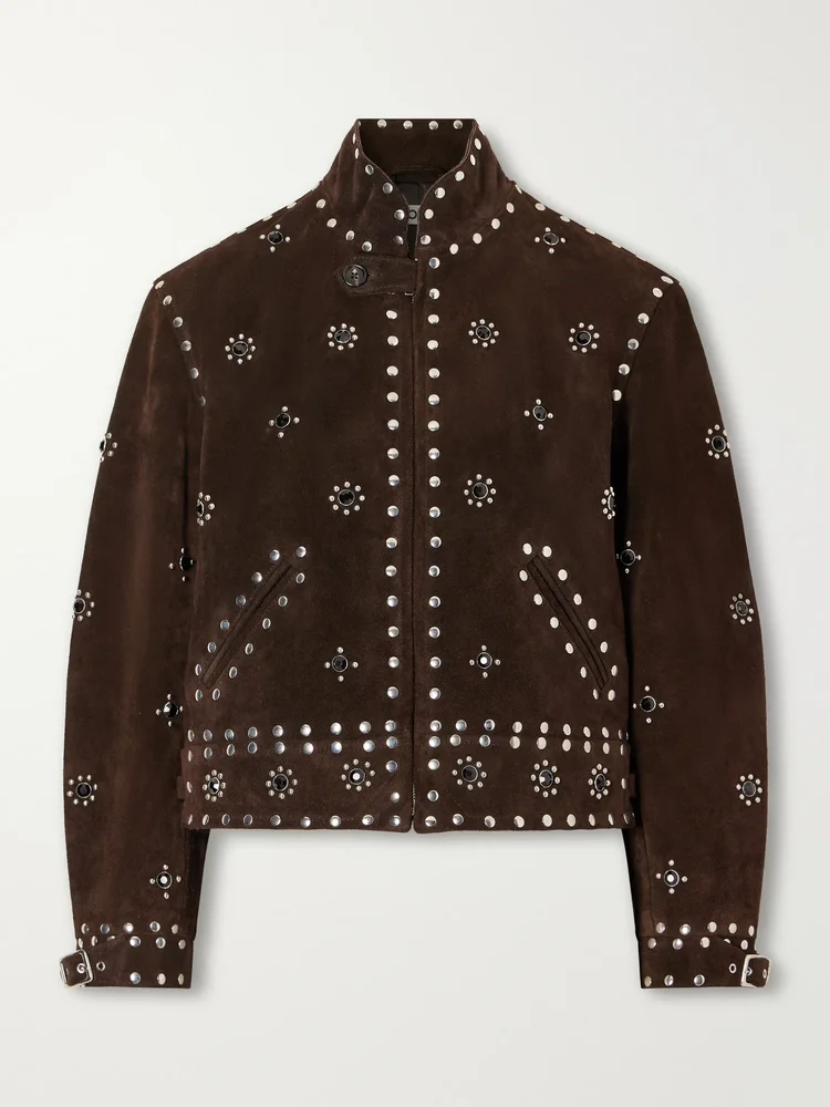 Howard studded suede jacket