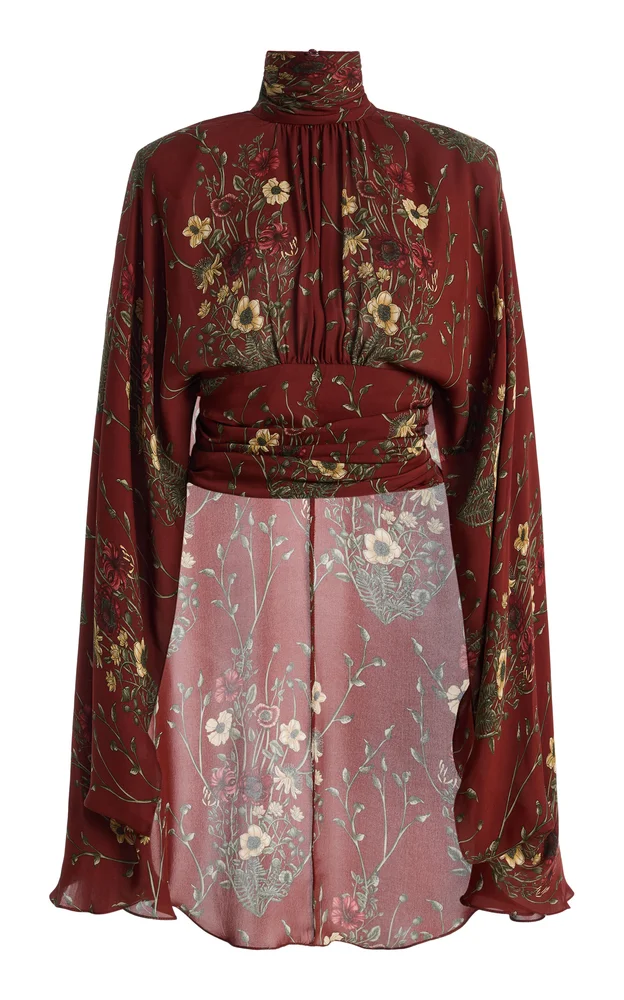 Poetic Garden Silk Top