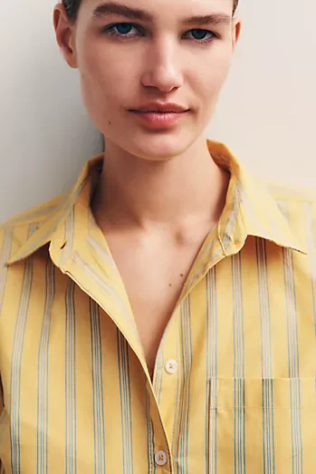 Maeve Kate Cotton Classic Buttondown Shirt