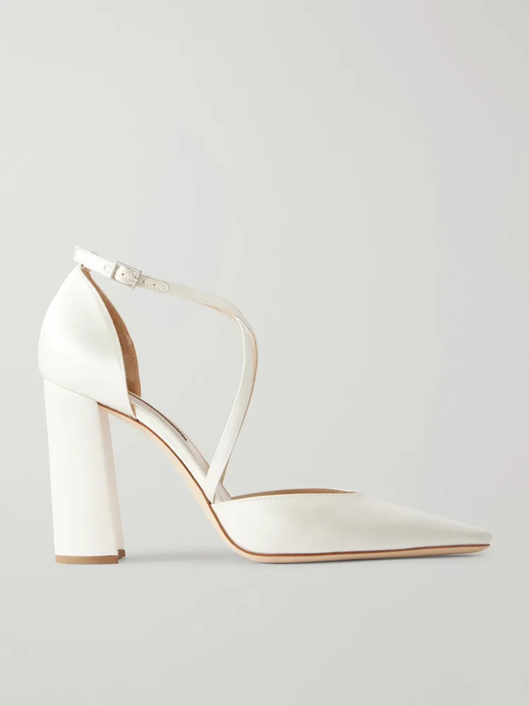 Joan 100 satin pumps