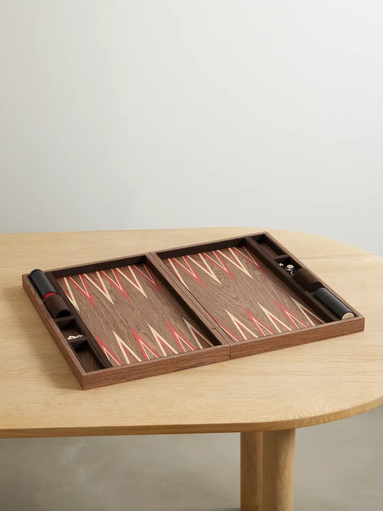 + Fortuny wood backgammon set