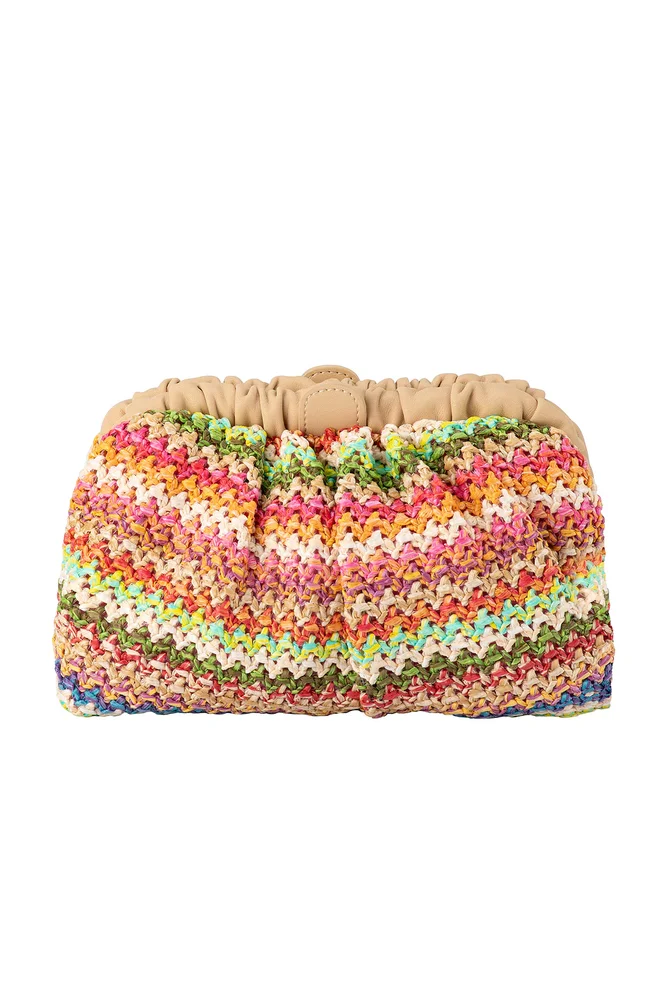 Amalia Petite Gathered Clutch