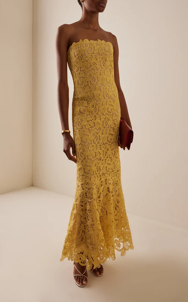 Sera Floral Raffia Bustier Midi Dress
