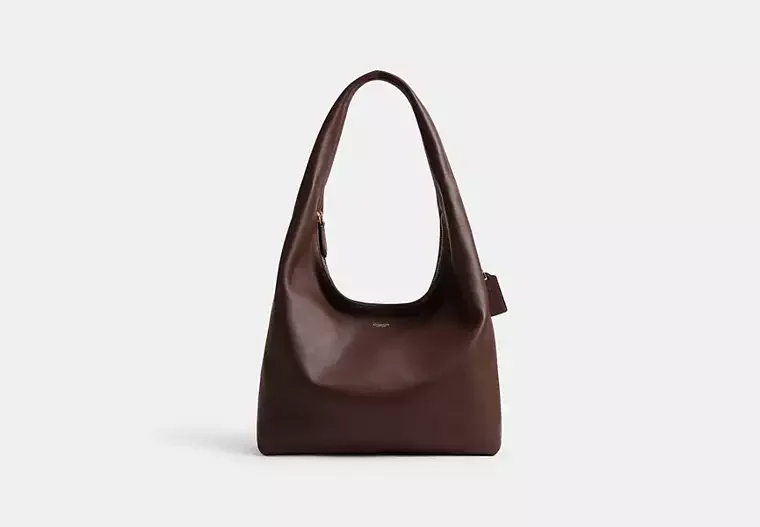 Pillow Brooklyn Shoulder Bag 34 in Maple Leather