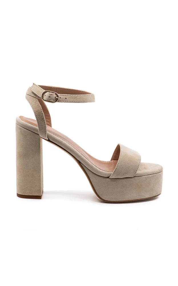 Becka Suede Platform Sandals
