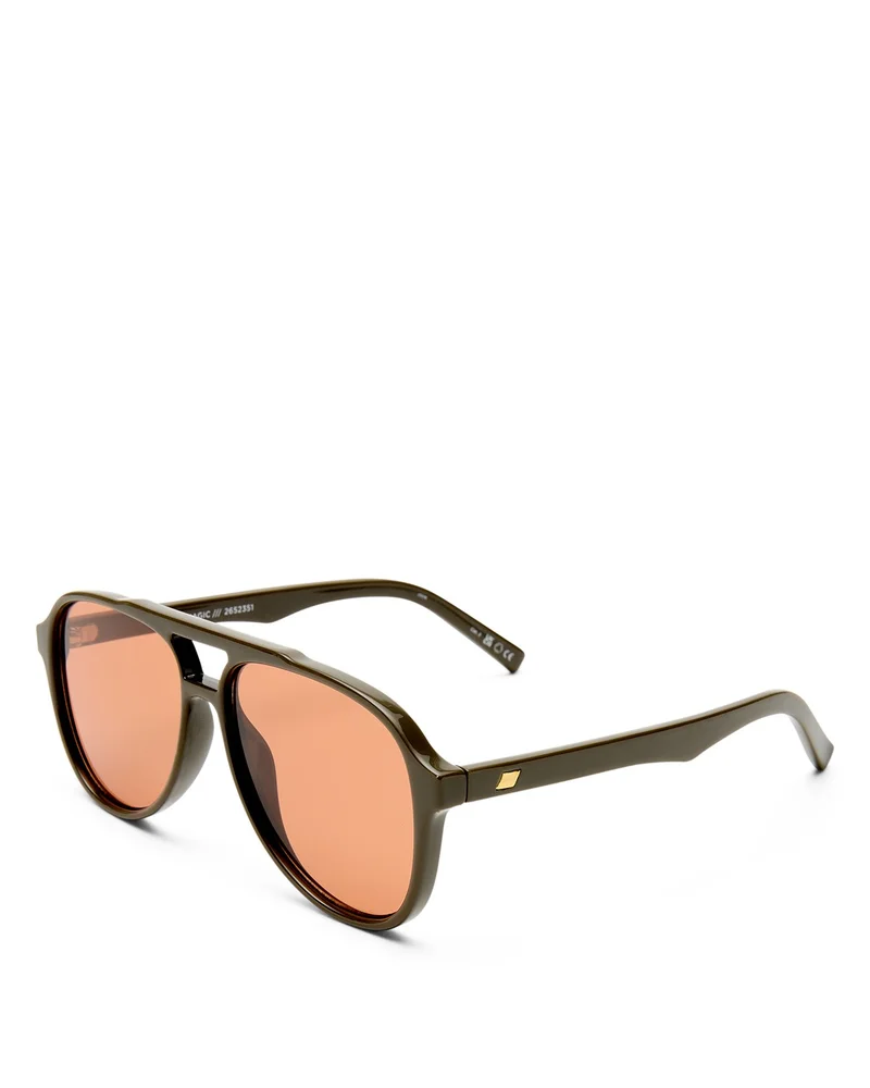 Tragic Magic Aviator Sunglasses, 56mm