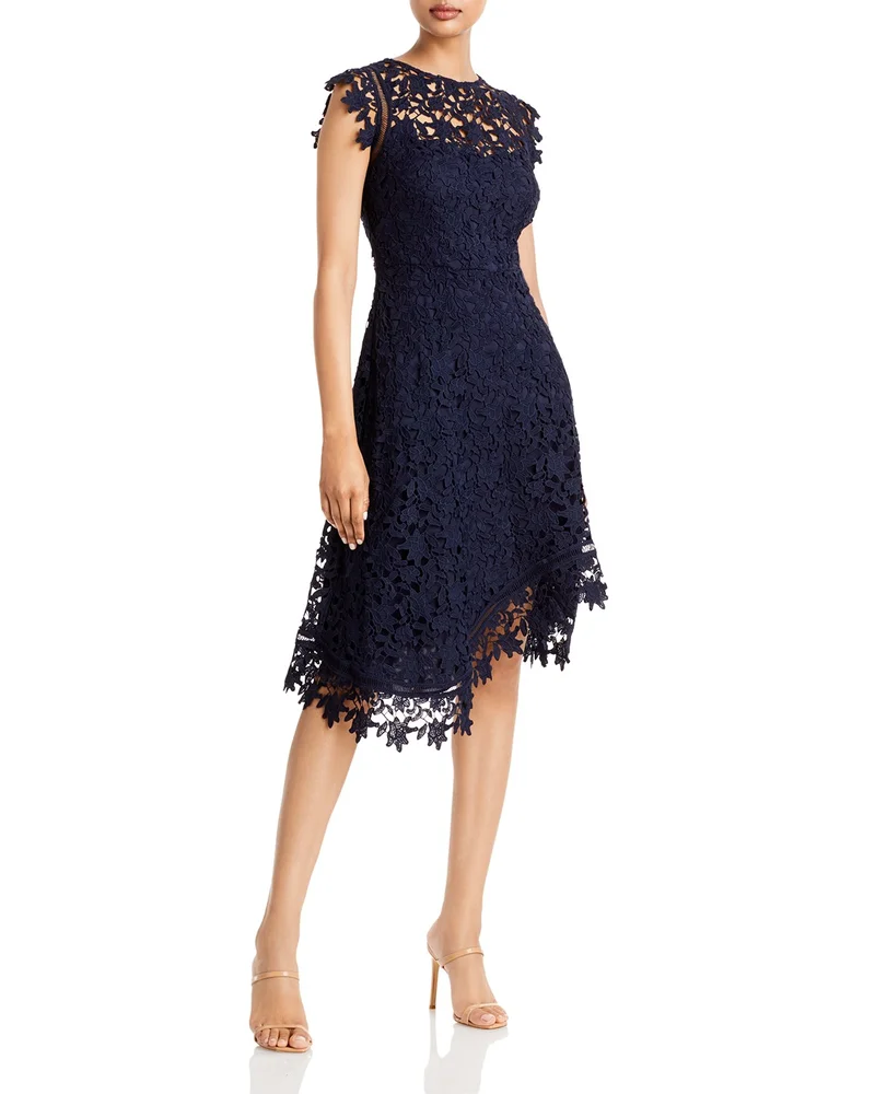 Asymmetric Lace Dress