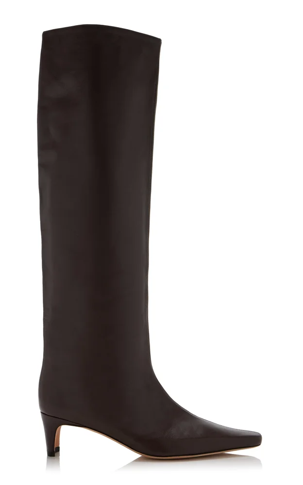 Wally Leather Knee Boots
