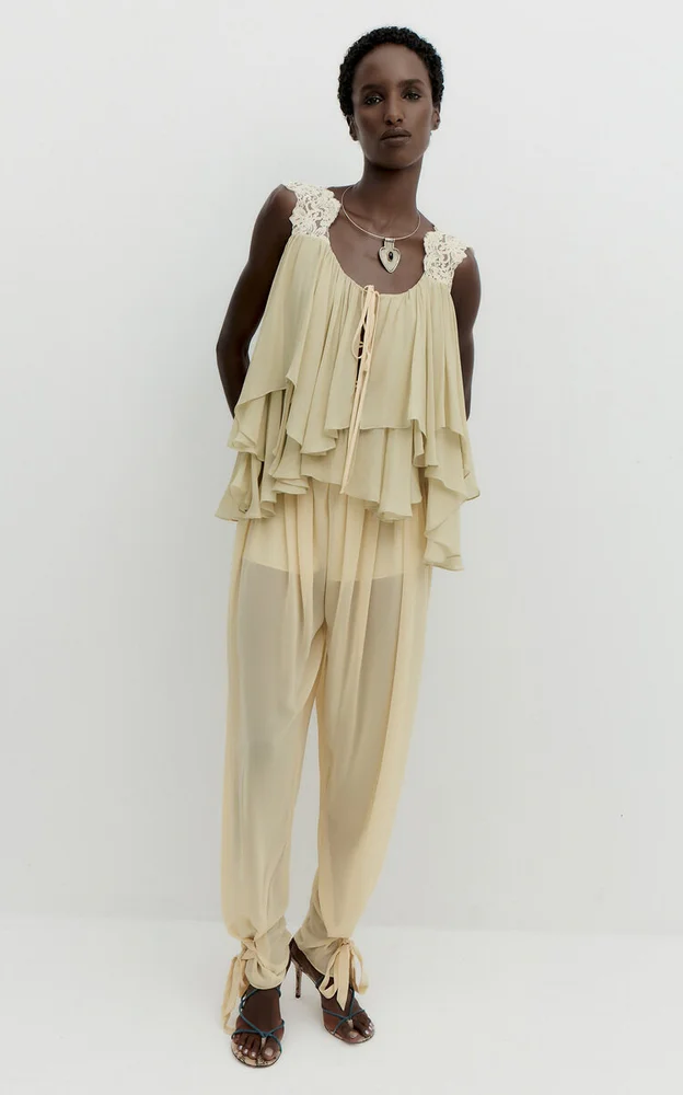 Briar Sheer Chiffon Top