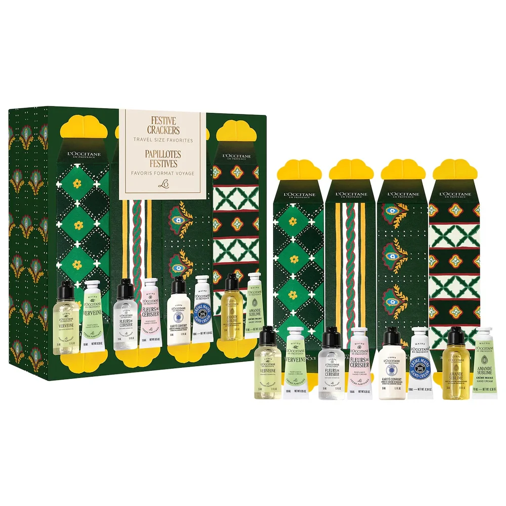 Festive Crackers, Travel Size Cleanse & Moisturize Body Gift Set