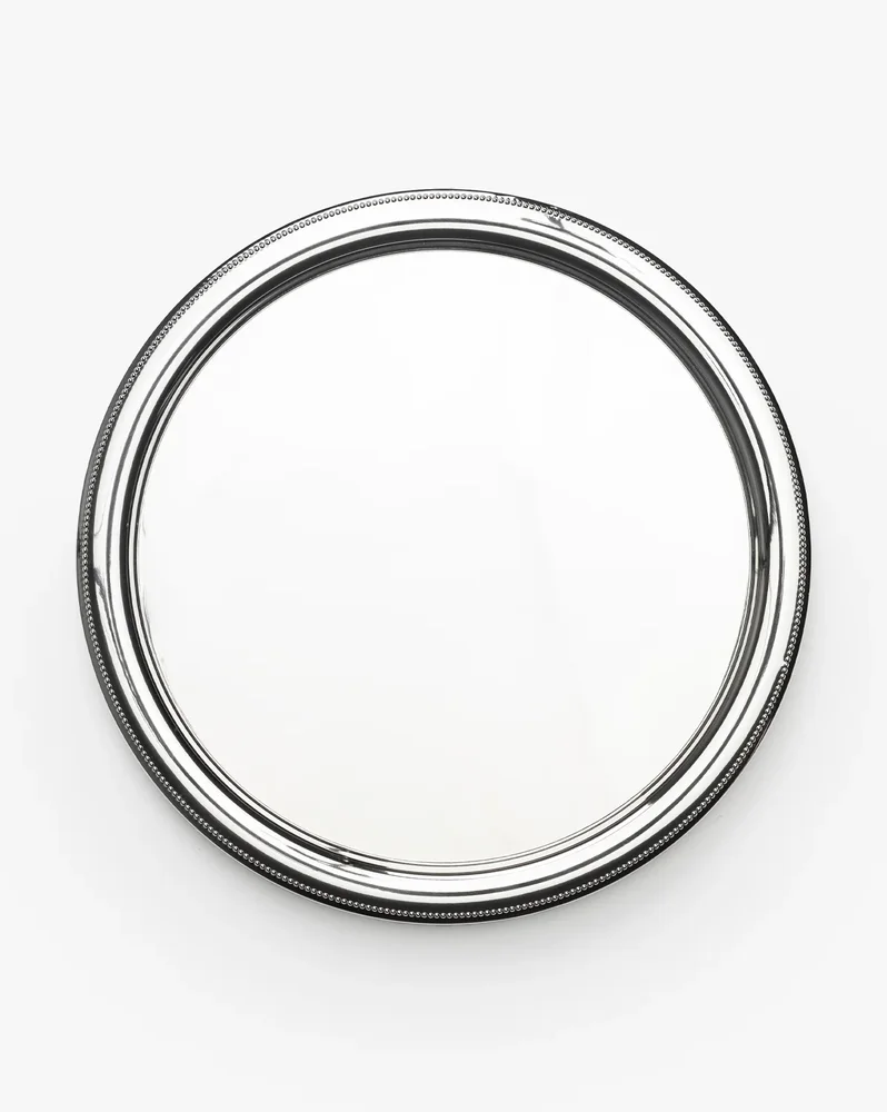 Beaded Round Tray