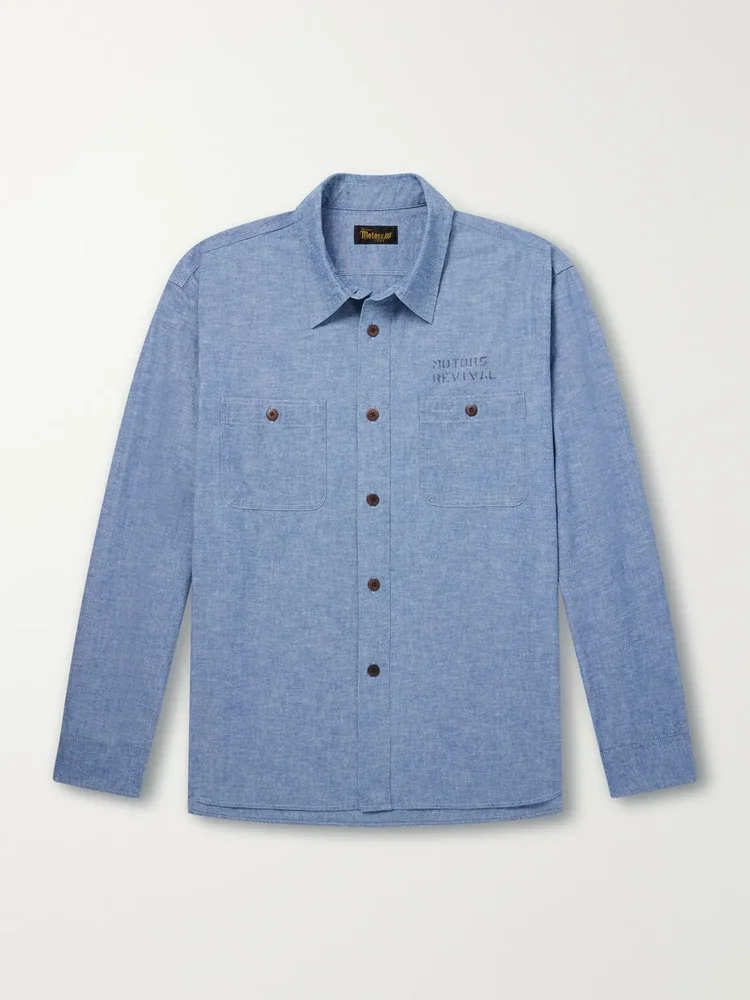 Briggs Cotton-Chambray Shirt