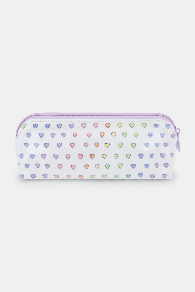 Disco Hearts Makeup Bag