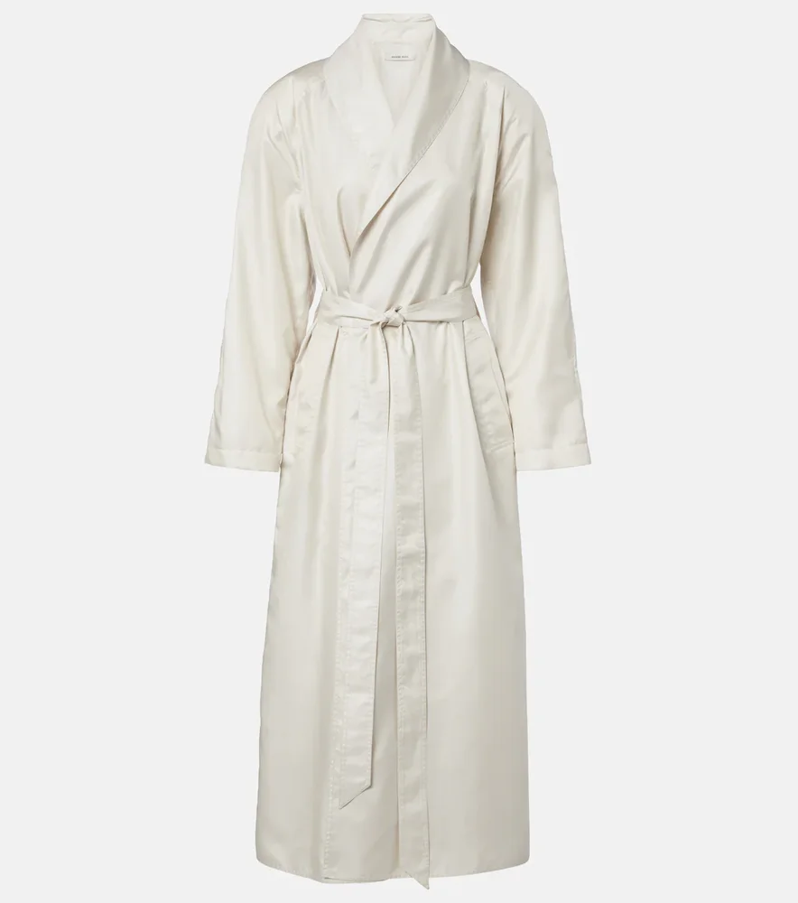 Belted midi dress