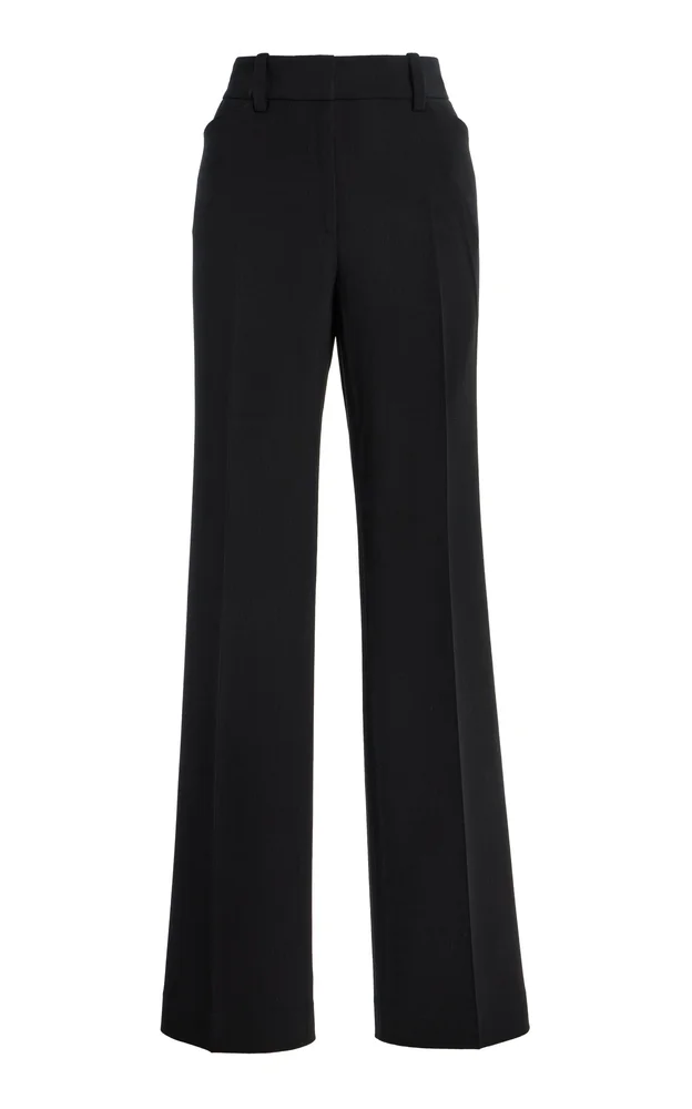 Responsible Wool Double Face Reade Straight Leg Pants