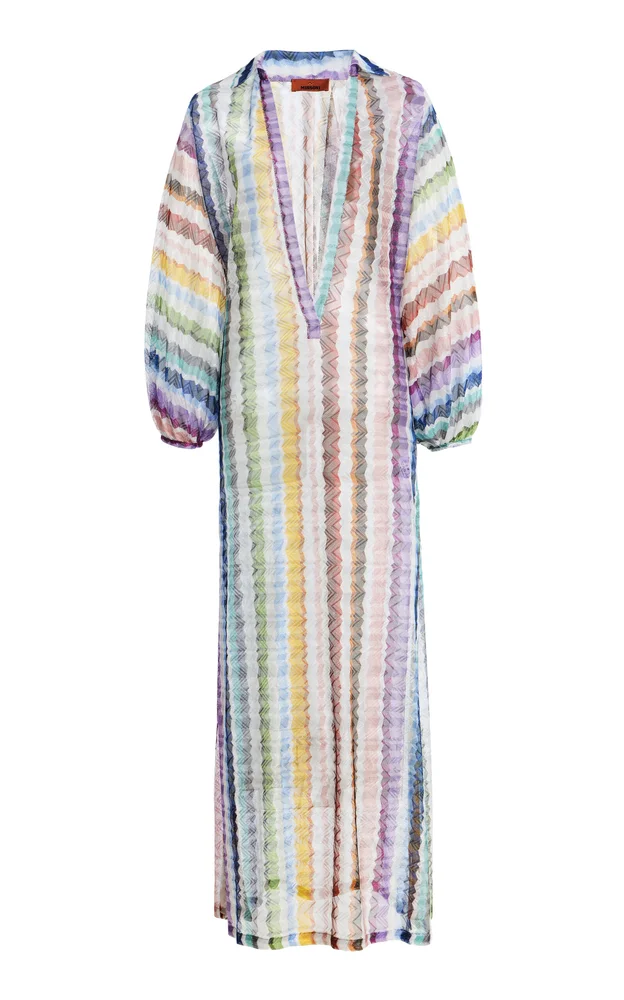 Knit Maxi Coverup Dress