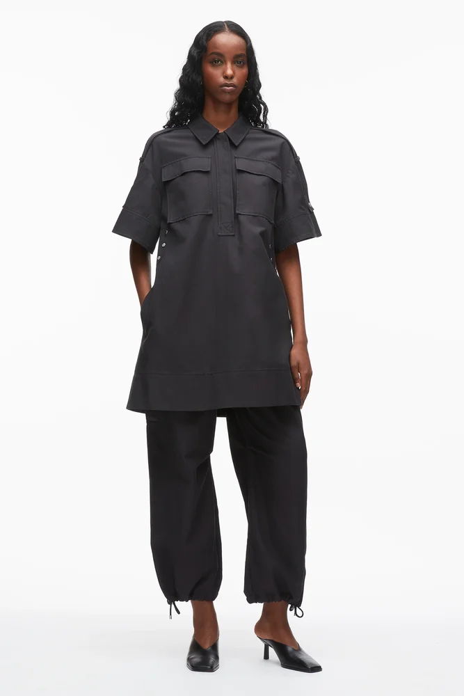 Utility Shift Shirt Dress