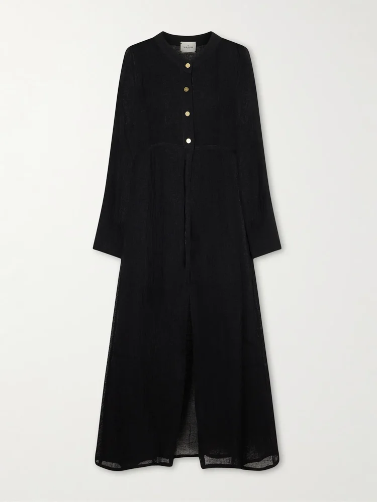 Bibag linen maxi dress