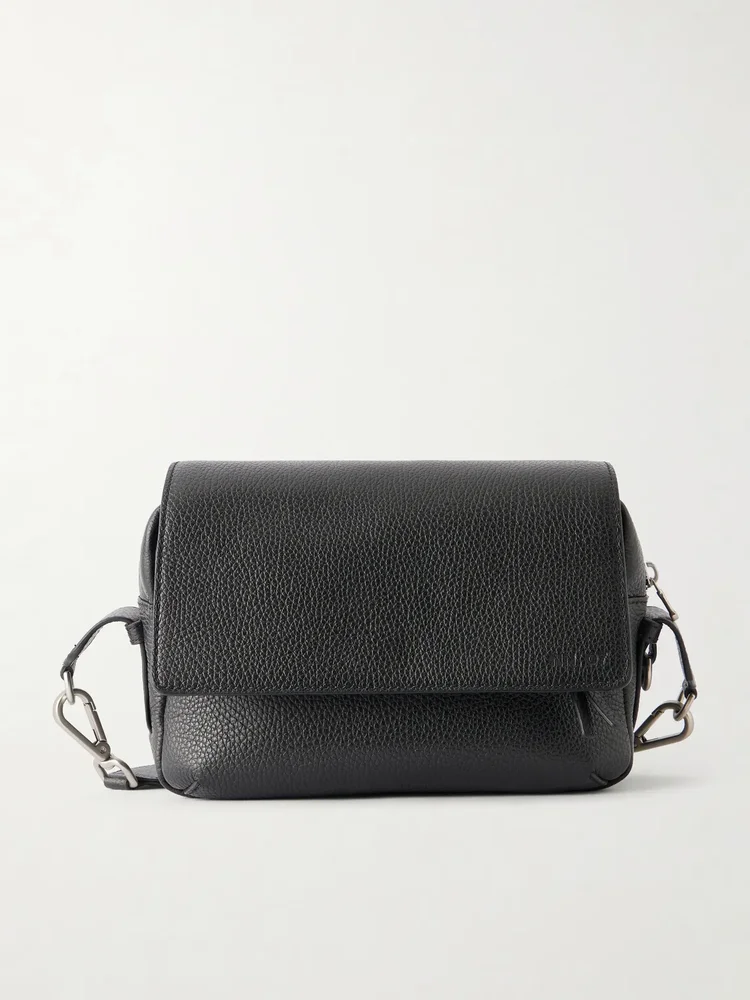 Port Small Satchel 90023 Full-Grain Leather Messenger Bag