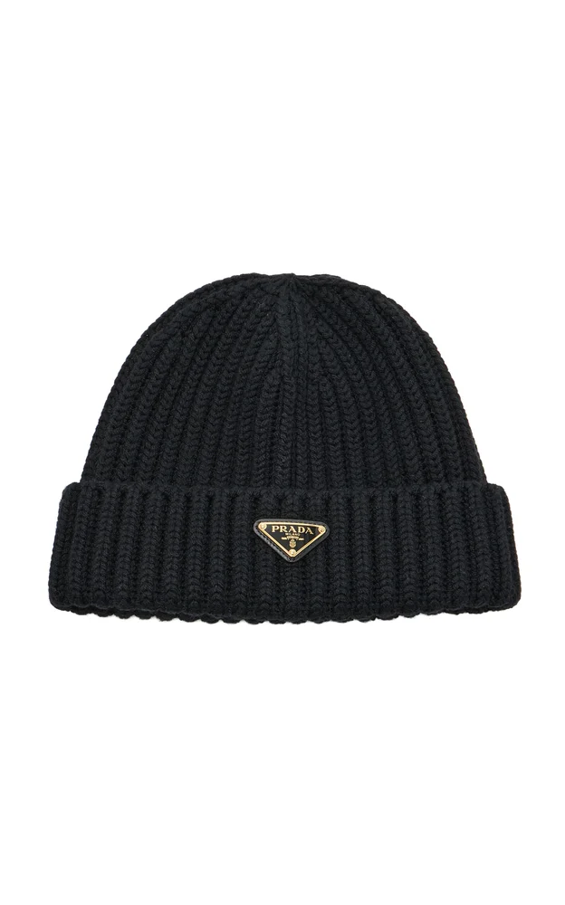 Ribbed-Knit Beanie
