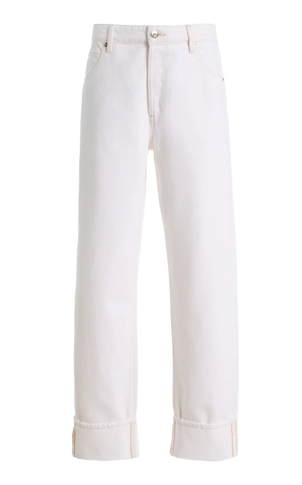 x Sotheby's Essential Rigid High-Rise Straight-Leg Jeans