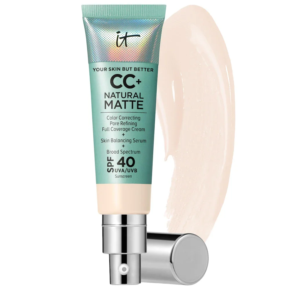 CC+ Cream Natural Matte Foundation with SPF 40 in Fair Ivory