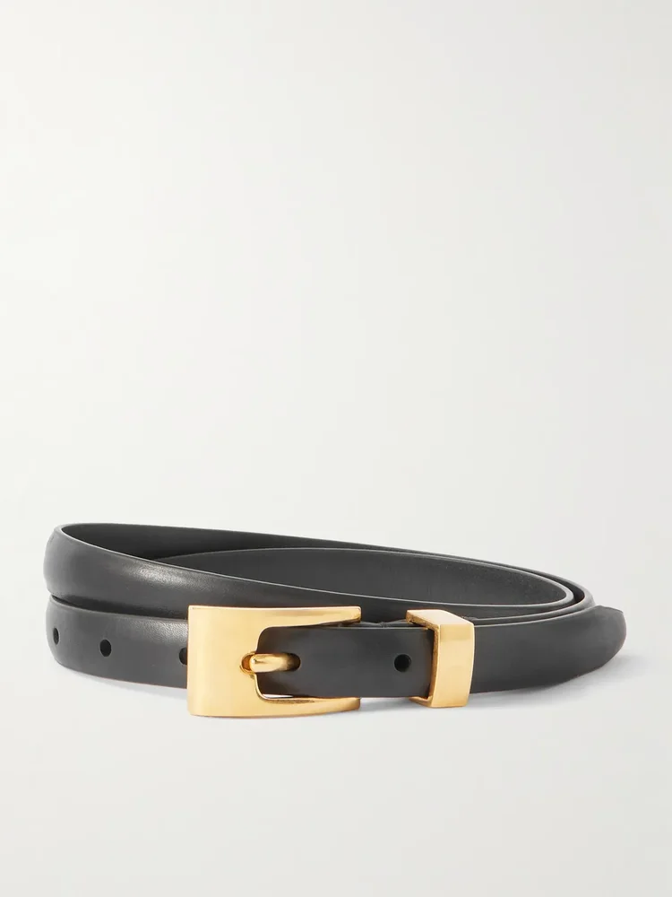 downtown leather waist belt