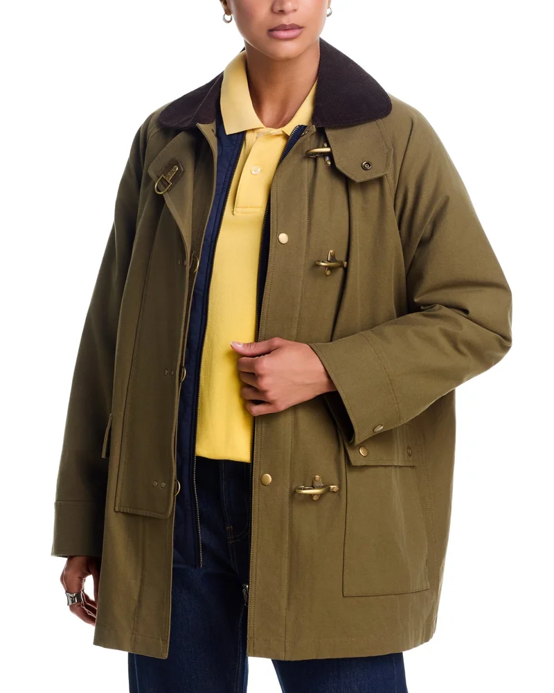 The Firefighter Cotton Hook Front Jacket