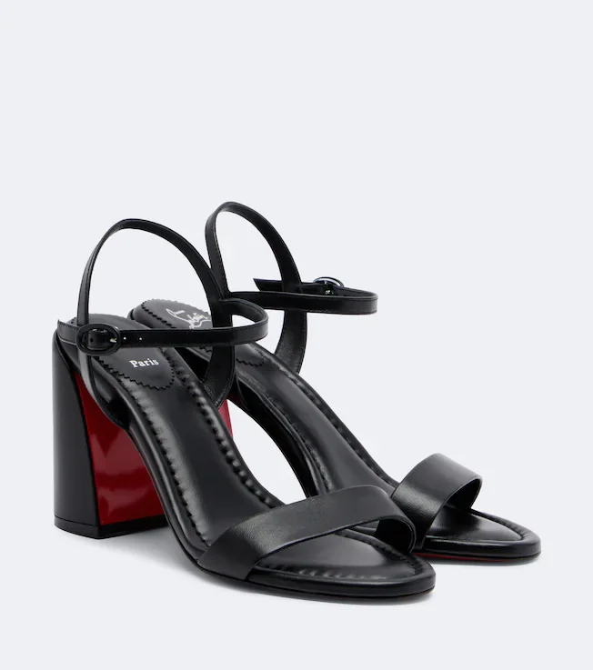 Jane leather sandals