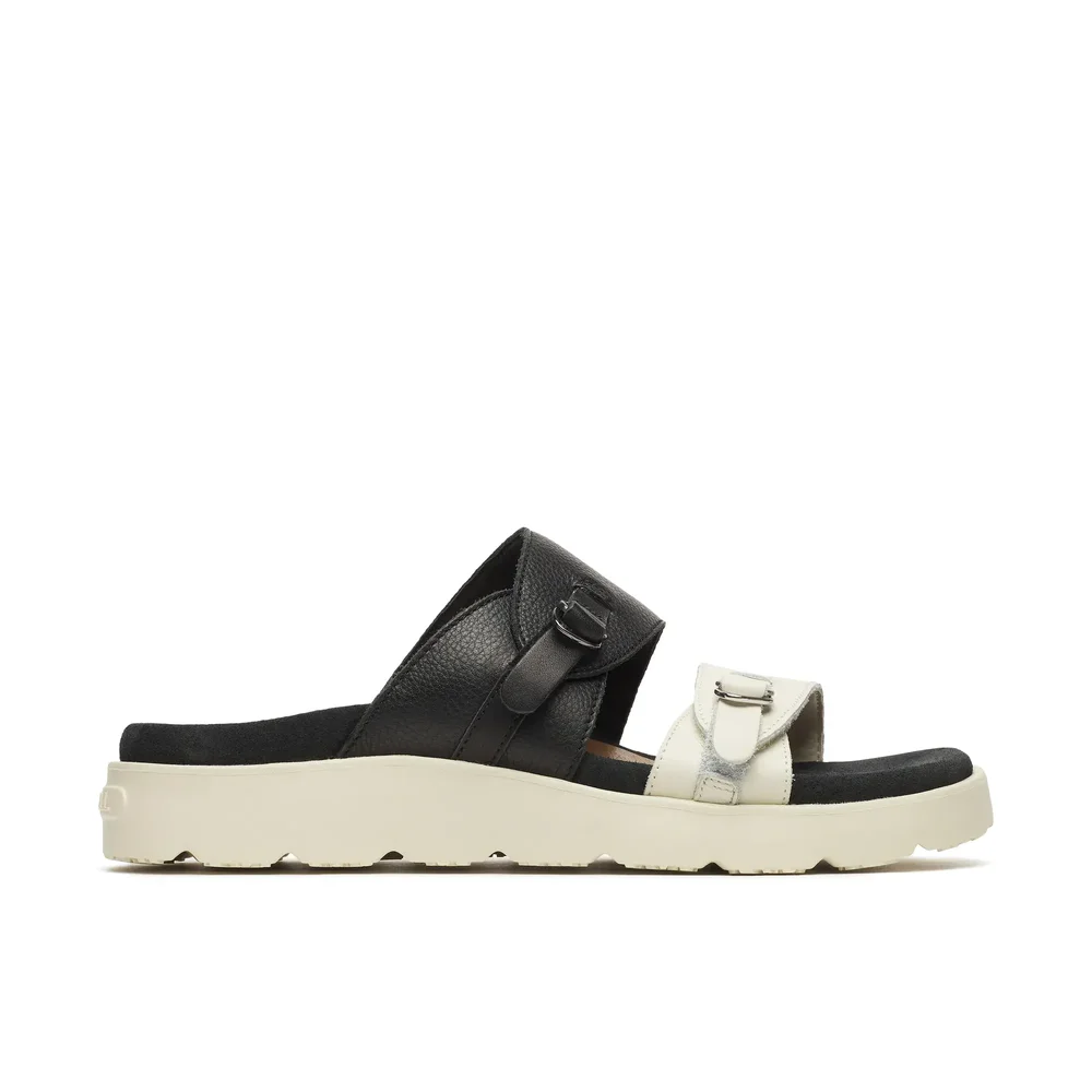 Fleur Leather Slide