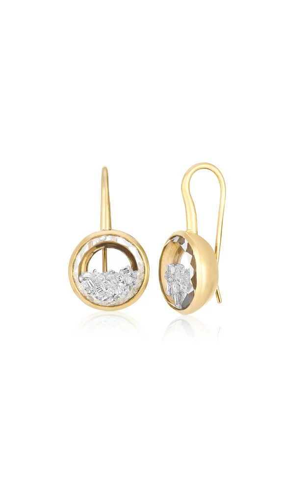 18k Yellow Gold Neue 12 Earrings