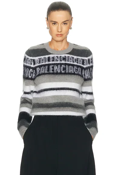 Stripped Crewneck Sweater