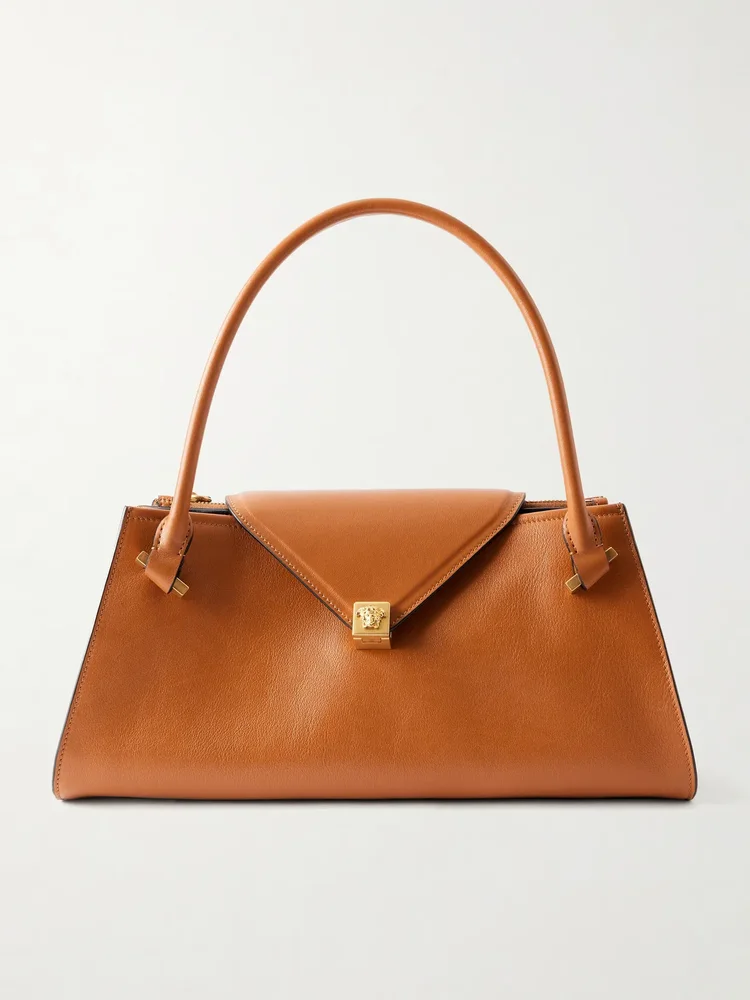 Medium calf leather shoulder bag