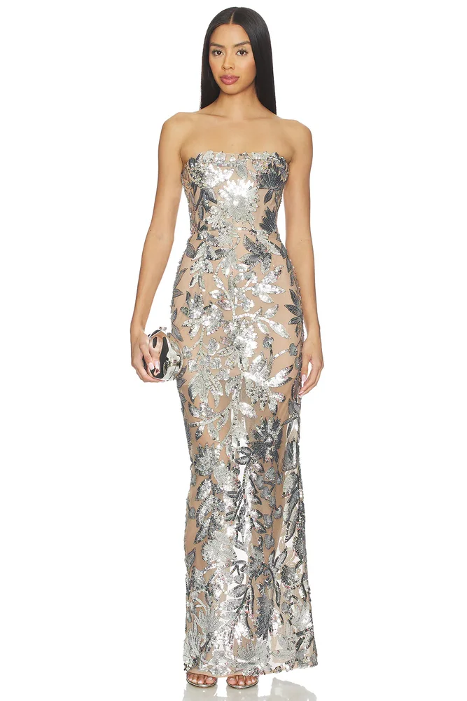 Dahlia Strapless Maxi Dress