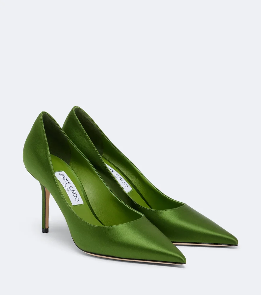 Love satin pumps