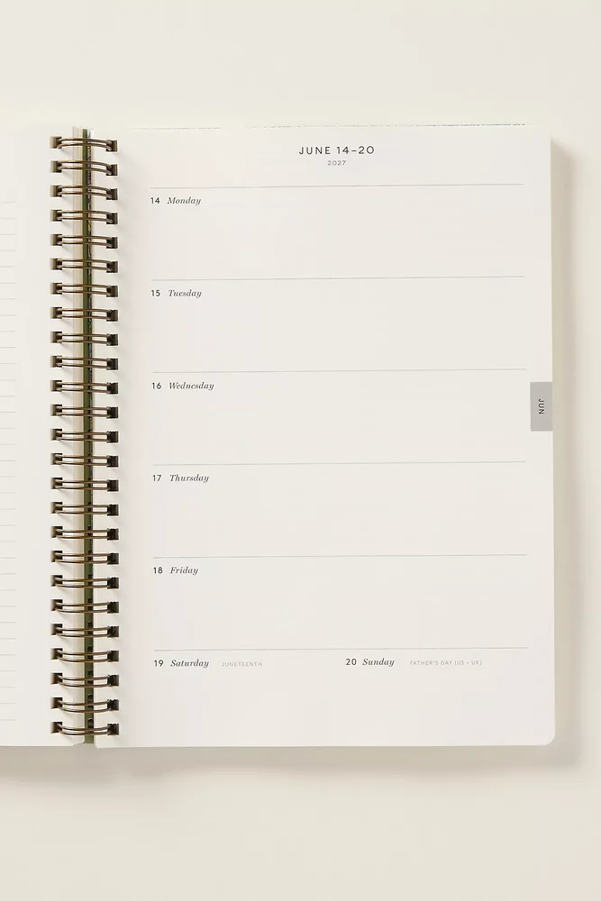 17-Month Softcover Spiral Planner